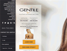 Tablet Screenshot of facialplastics.org